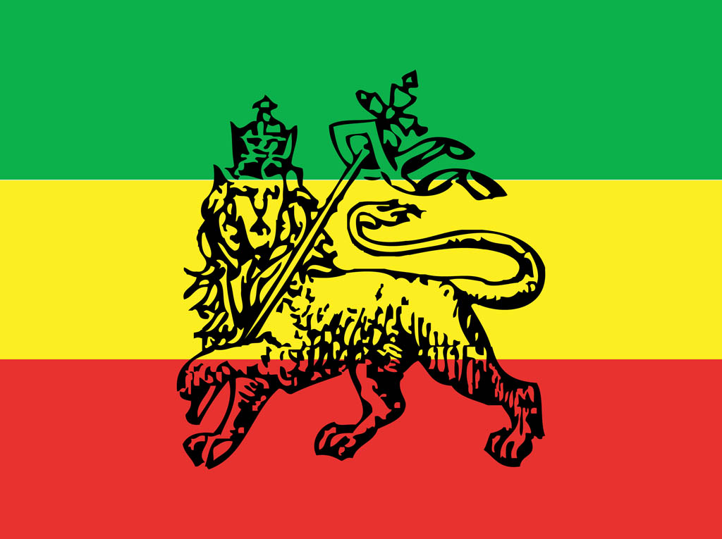 Flag of Ethiopia, 1974–1975. © Free Vector